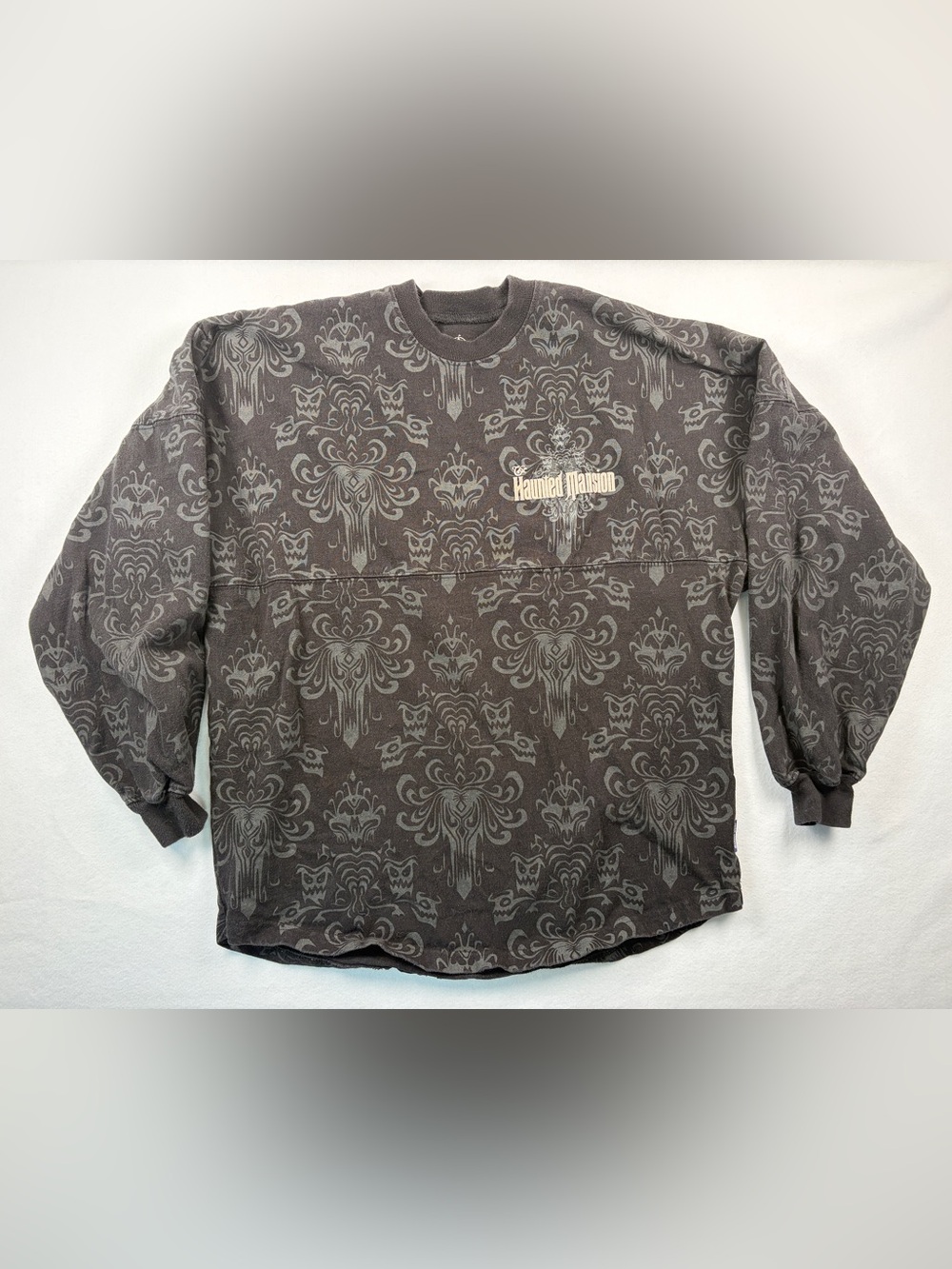 WDW Spirit Jersey Haunted Mansion Wallpaper Shirt XS Unisex Adult